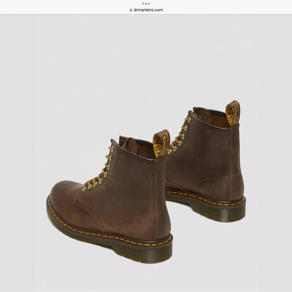 DrMartens 1460 Crazy Horse Lace Up Boots
In Brown - Picture 2 of 6